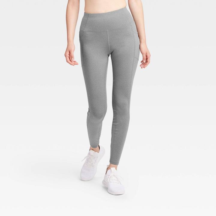 Women's Sculpted High-rise Leggings 28 - All In Motion Charcoal Gray S, Women's, Size: Small, Grey Gray