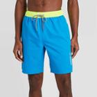Speedo Men's 9 Marina Swim Shorts - Blue/yellow