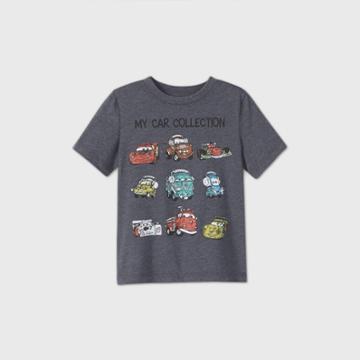 Disney Toddler Boys' Cars My Car Collection Short Sleeve Graphic T-shirt - Black