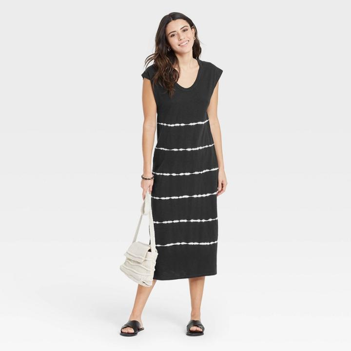 Women's Dip-dye Sleeveless Knit Dress - Universal Thread Dark Gray