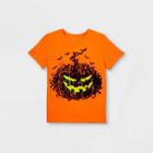 Boys' Adaptive Printed Graphic T-shirt - Cat & Jack Orange