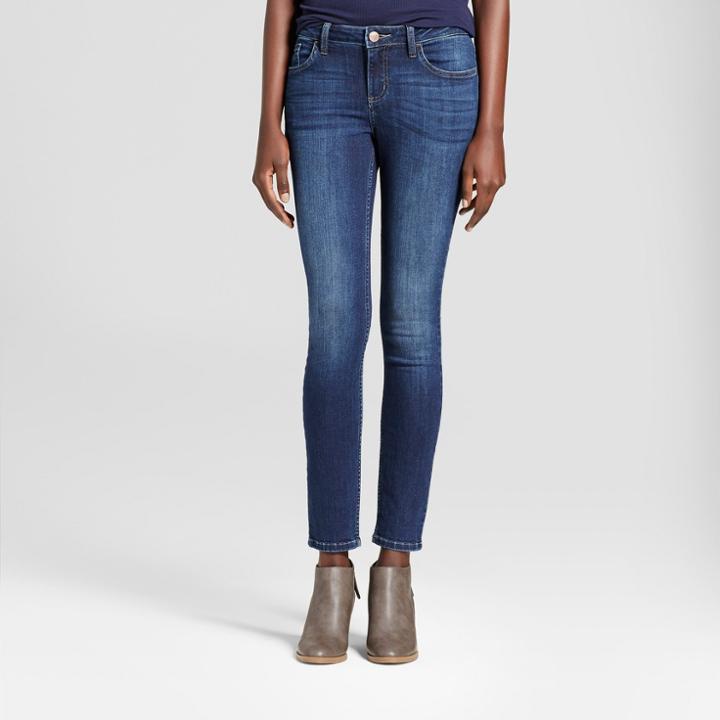 Women's Curvy Fit Skinny Jeans - Crafted By Lee Medium Blue