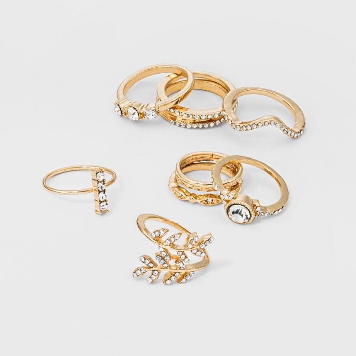 Target Women's Ring Set Ten Pack With