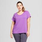 Women's Plus-size Performance Strappy Back T-shirt - C9 Champion - Lilac (purple)