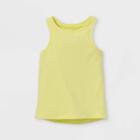 Toddler Girls' Solid Tank Top - Cat & Jack Bright Yellow