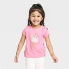 Toddler Girls' 'ice Cream' Short Sleeve T-shirt - Cat & Jack Pink
