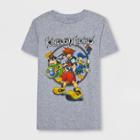 Disney Boys' Kingdom Hearts Short Sleeve T-shirt - Heather Gray