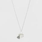 Channel And Tassel And Oval And Two Shells Long Necklace - A New Day,