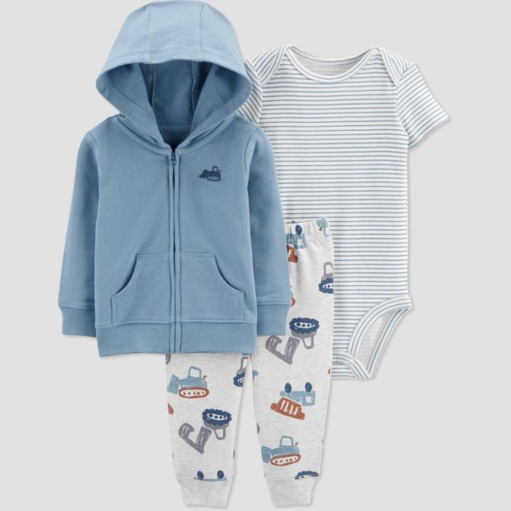 Carter's Just One You Baby Boys' Construction Top & Bottom