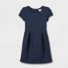 Girls' Short Sleeve Uniform Knit Jumper - Cat & Jack Navy