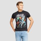 Dc Comics Men's Justice League Group Short Sleeve Graphic T-shirt - Black