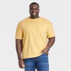 Men's Standard Fit Short Sleeve T-shirt - Goodfellow & Co Yellow