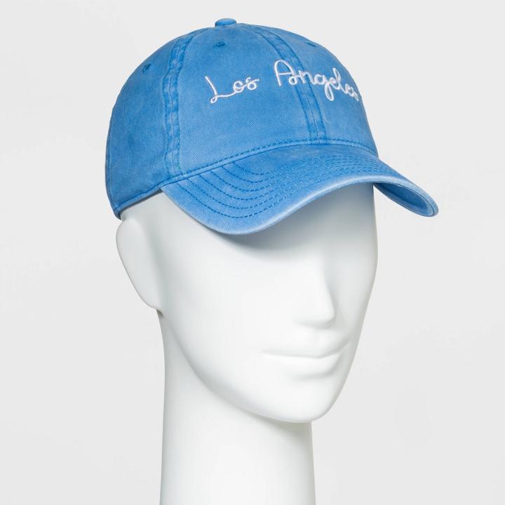 Mad Engine Women's Los Angeles Baseball Hat - Blue