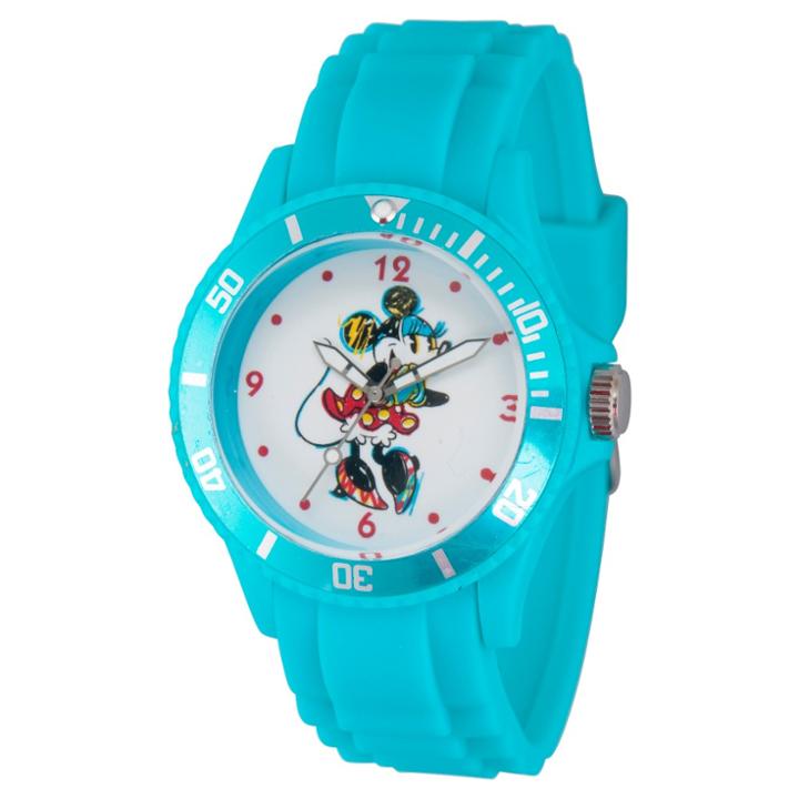 Women's Disney Minnie Mouse Blue Plastic Watch - Blue