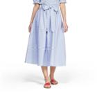 Women's Striped Midi Skirt - Navy/white Xl - Vineyard Vines For Target, Blue