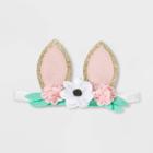 Baby Girls' Floral Bunny Ears Headband - Cat & Jack