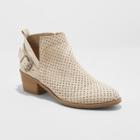 Women's Camdyn Wide Width Laser Cut Buckle Bootie - Universal Thread Taupe (brown) 7w,
