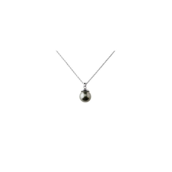 Target Sterling Silver Black Shell Pearl Pendant