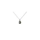 Target Sterling Silver Black Shell Pearl Pendant