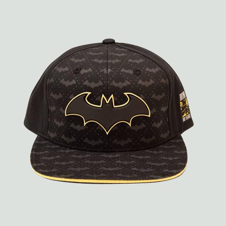 Dc Comics Men's Batman Skater Cap - Black