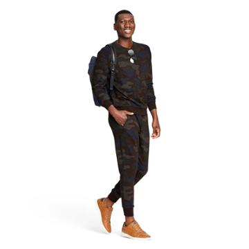 Men's Camo Print Jogger Sweatpants - 3.1 Phillip Lim For Target Blue/brown L, Men's,