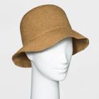 Women's Packable Straw Cloche Hat - Universal Thread Brown