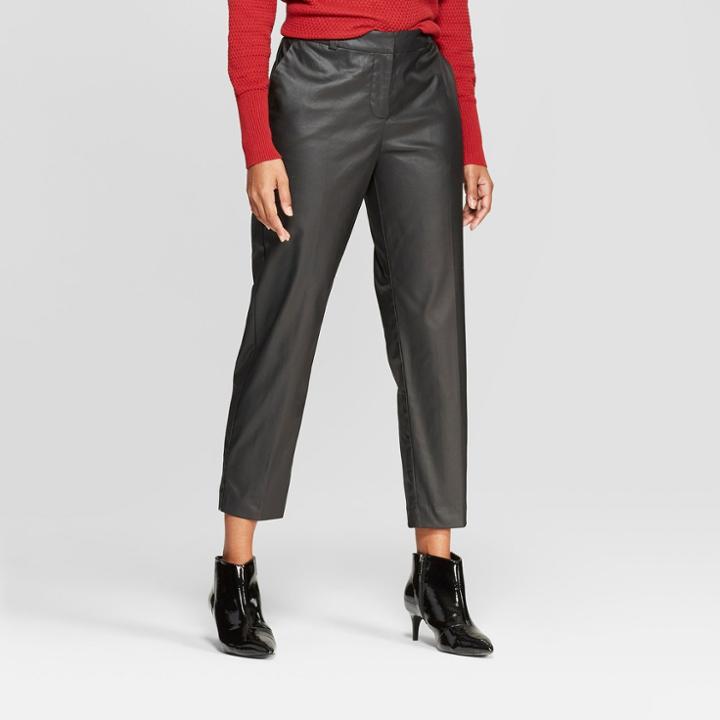 Women's Straight Leg Cropped Trouser - Prologue Black