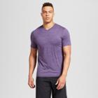 Men's V-neck Soft Touch T-shirt - C9 Champion Dusk Purple Heather