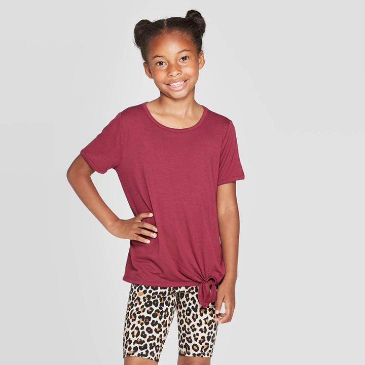 Girls' Side Tie T-shirt - Art Class