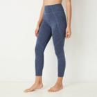 Women's High-waisted Brushed Jersey 7/8 Leggings - Joylab Slate Blue Heather