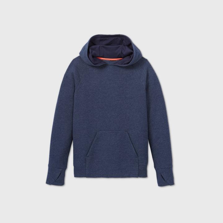 Boys' Fleece Hoodie Sweatshirt - All In Motion Navy
