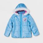 Hasbro Girls' My Little Pony Puffer Jacket - Blue