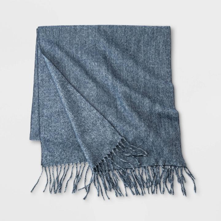 Men's Oblong Scarf - Goodfellow & Co Navy Base