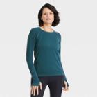 All In Motion Women's Textured Seamless Long Sleeve Top - All In