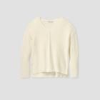 Women's V-neck Pullover Sweater - Knox Rose Ivory