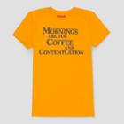 Men's Stranger Things Mornings Short Sleeve T-shirt - Grecian Gold