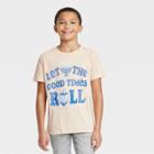 Mad Engine Kids' Good Times Dreidel Short Sleeve Graphic T-shirt - Cream