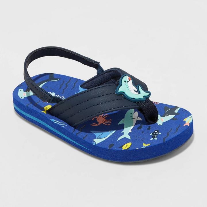 Toddler Boys' Ash Sandals - Cat & Jack Navy