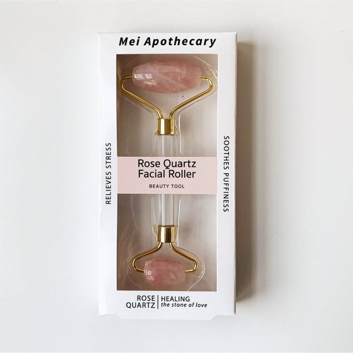 Mei Apothecary Rose Quartz Facial Roller, Adult Unisex