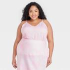 Women's Plus Size Dip Dye Woven Cami - A New Day