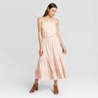 Women's Sleeveless Midi Dress - Knox Rose Pink