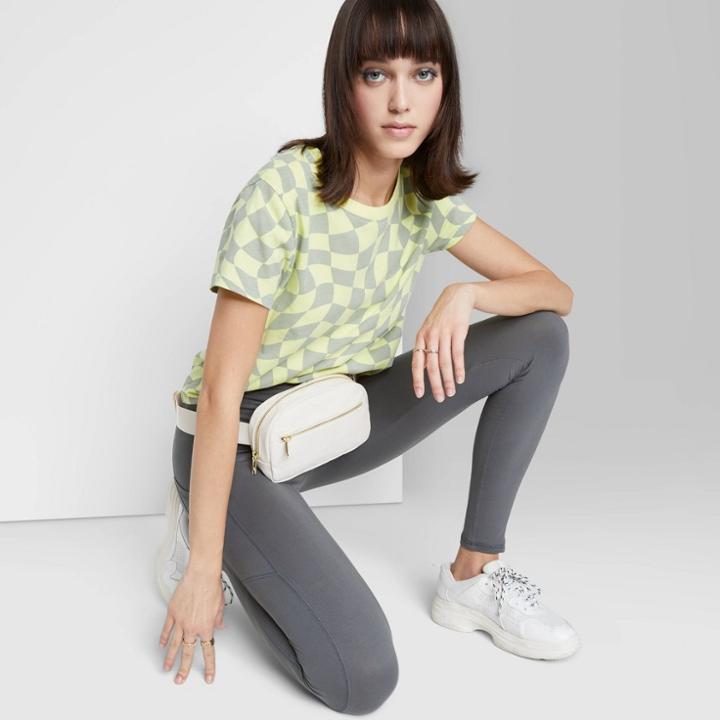 Women's High-waisted Ultra Soft Leggings - Wild Fable Charcoal Gray