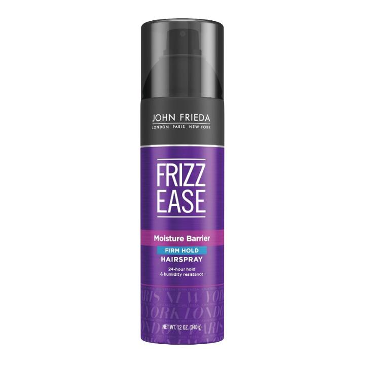 John Frieda Frizz Ease Moisture Barrier Firm Hold Hairspray, Anti Frizz Hair Straightenener