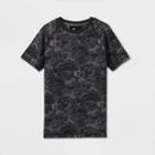 Boys' Fitted T-shirt - All In Motion Black Wash