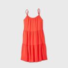 Women's Tiered Tank Dress - Universal Thread Red
