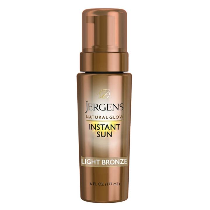 Jergens Natural Glow Instant Sun Self Tanner Mousse - Light Bronze-