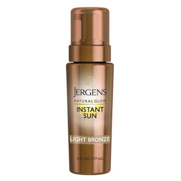 Jergens Natural Glow Instant Sun Self Tanner Mousse - Light Bronze-