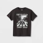 Boys' The Beatles Short Sleeve Graphic T-shirt - Black
