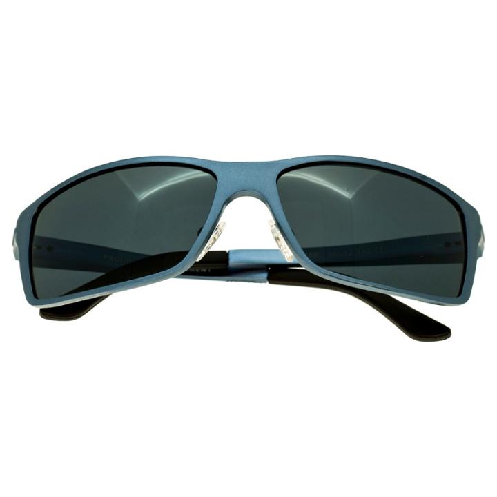 Breed Men's Kaskade Polarized Sunglasses With Aluminum Frame And Arms - Blue/black,