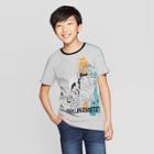 Boys' The Lion King Hakuna Matata Ringer Short Sleeve T-shirt - Heather Gray